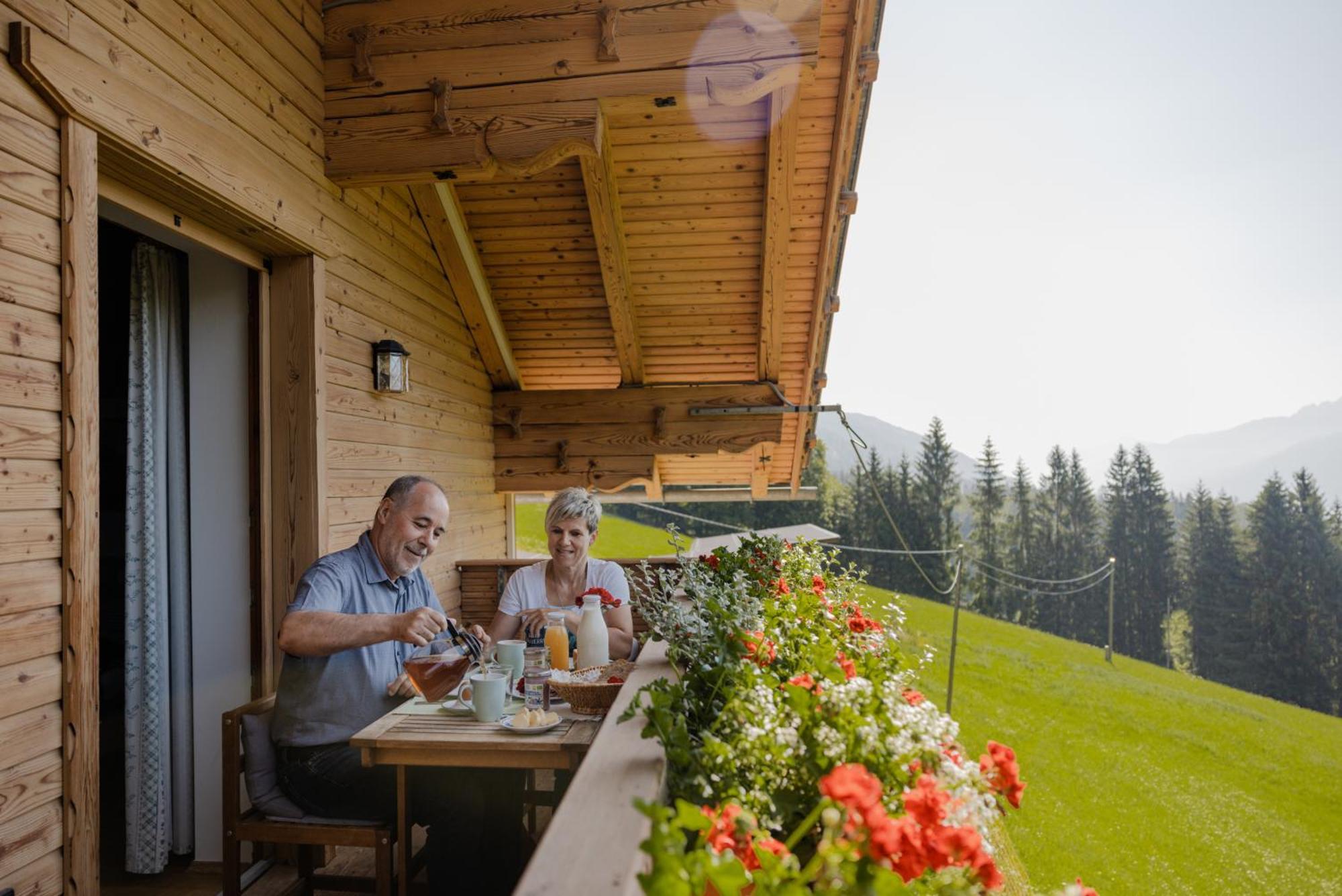 Ferienwohnung Bio-Bergbauernhof Weger Dellach  Exterior foto